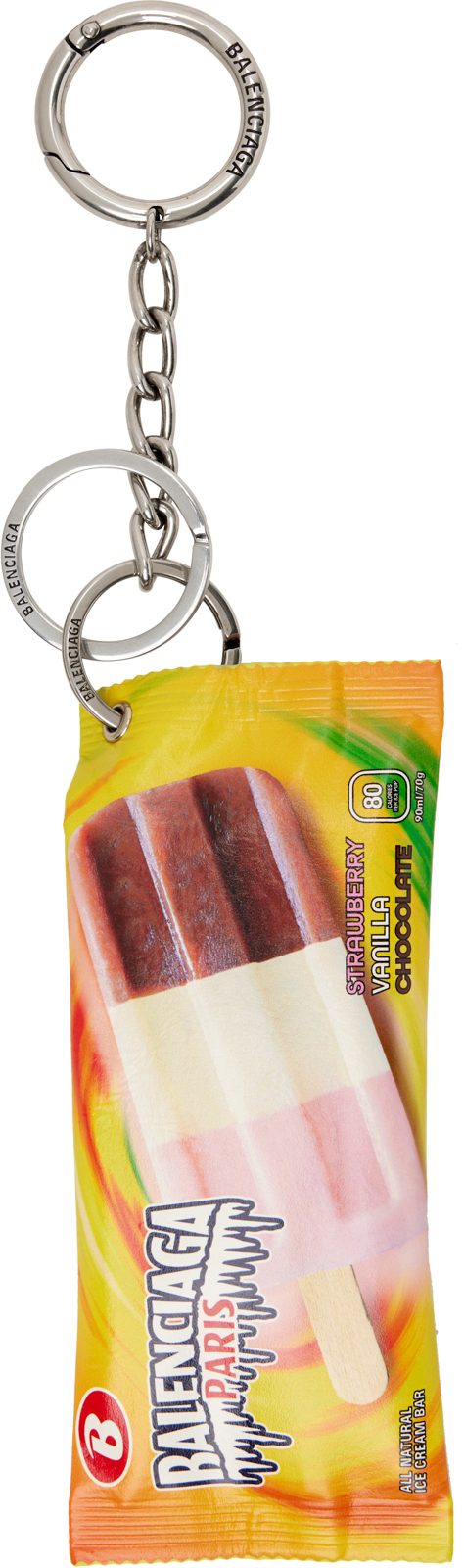 Yellow Snack Pouch Keychain 261342M148009