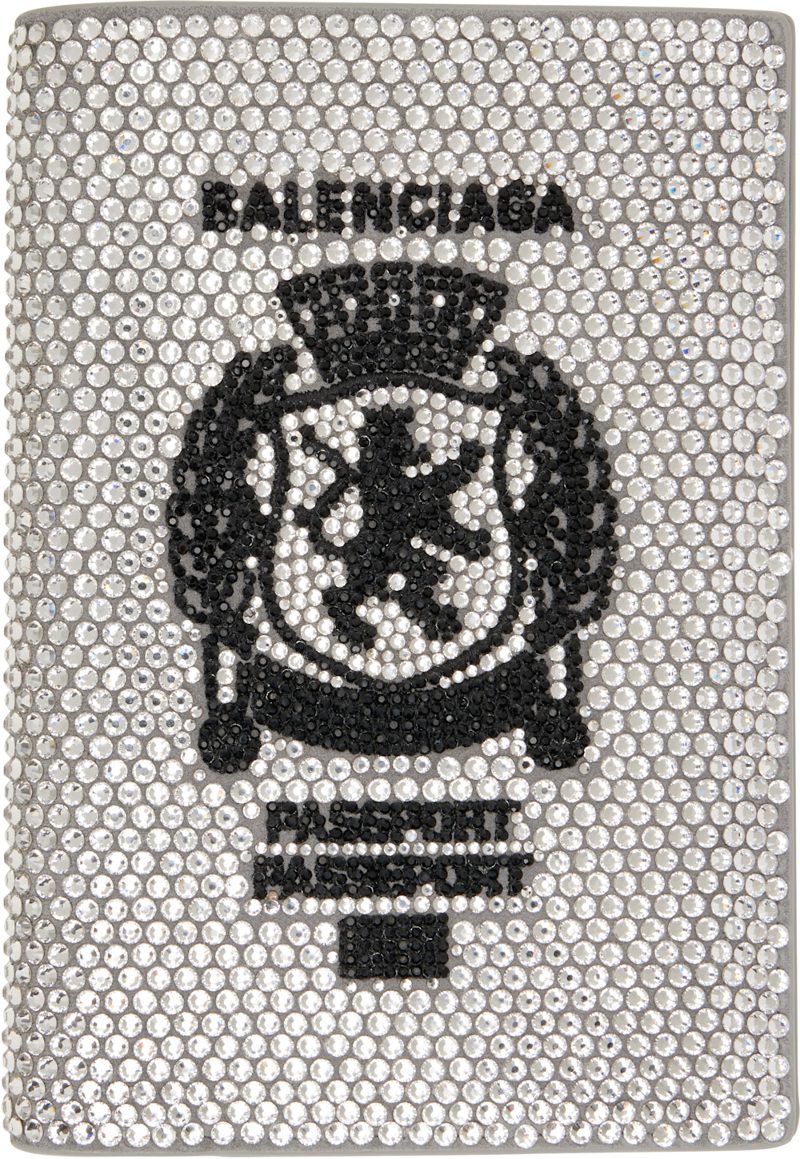 Gray Passport Holder 261342M162003