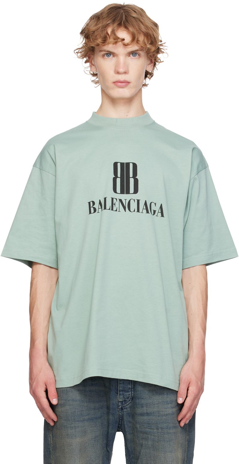 Green Medium Fit T-shirt 262342M213008