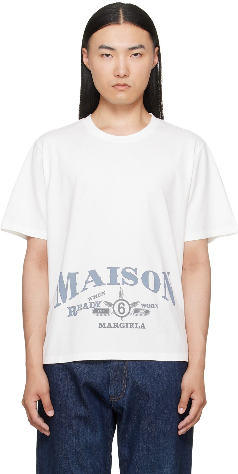 오프화이트 Printed Logo T-shirt 262188M213012