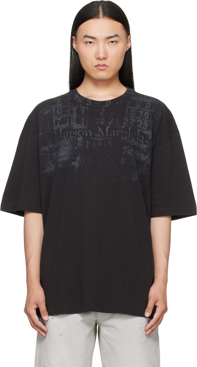 Black Oversized T-shirt 262168M213001