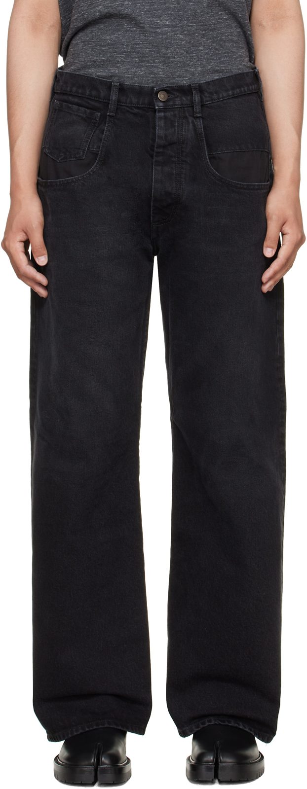 Black Pocket Jeans 262168M191000