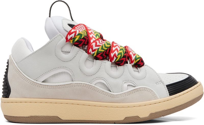 White Curb Sneakers 262254M237078