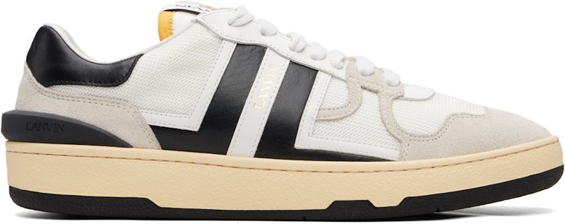 White & Black Clay Sneakers 262254M237033