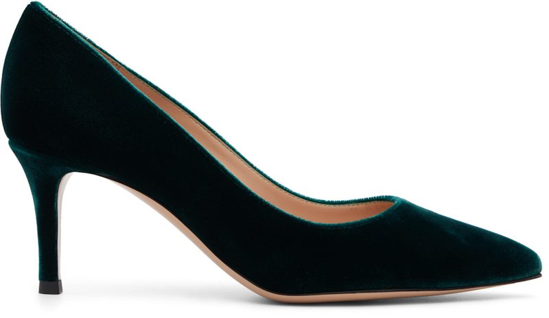 Green Gianvito 70 Heels 262090F122013