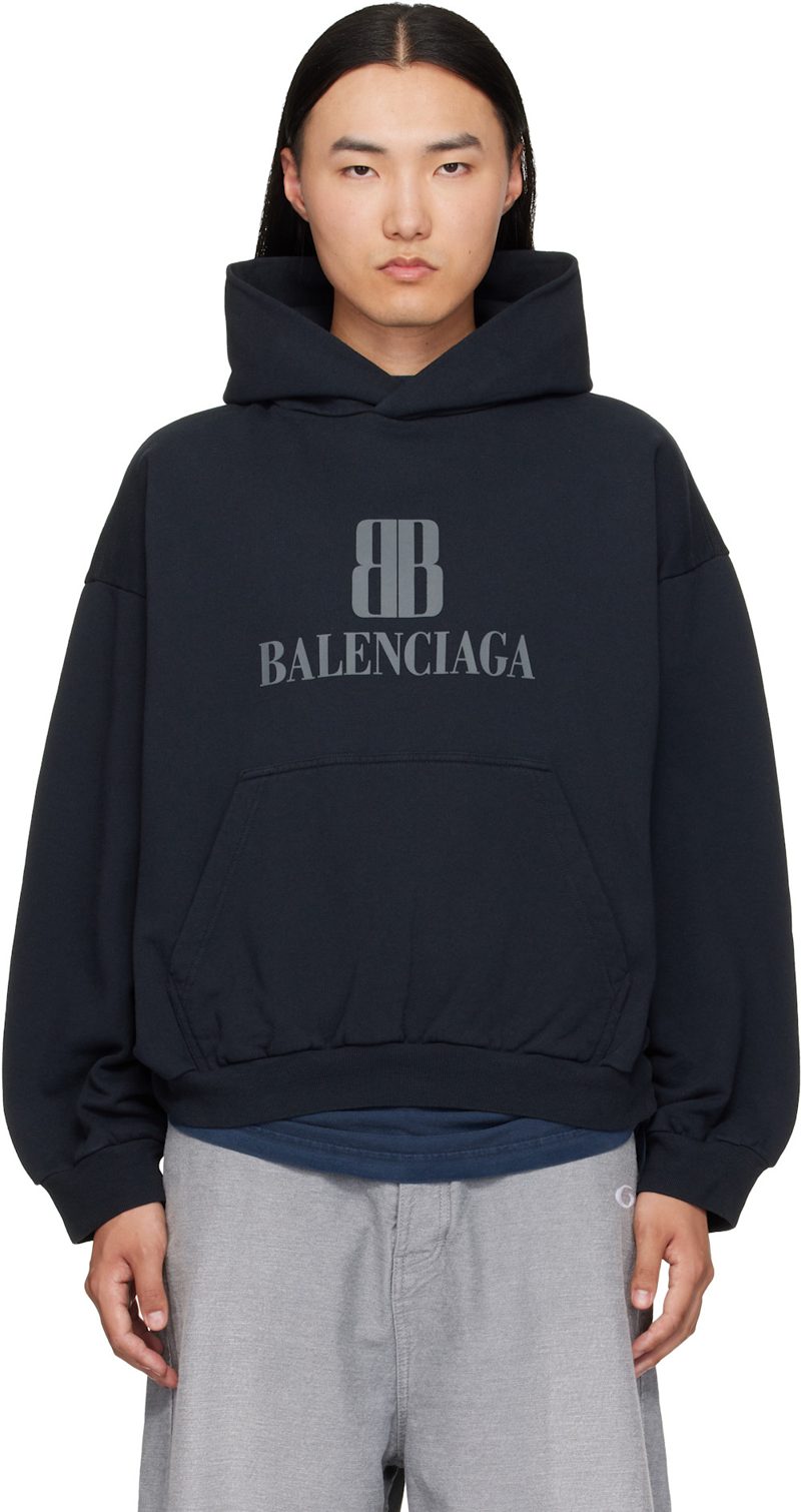 Black Logo Hoodie 262342M202005