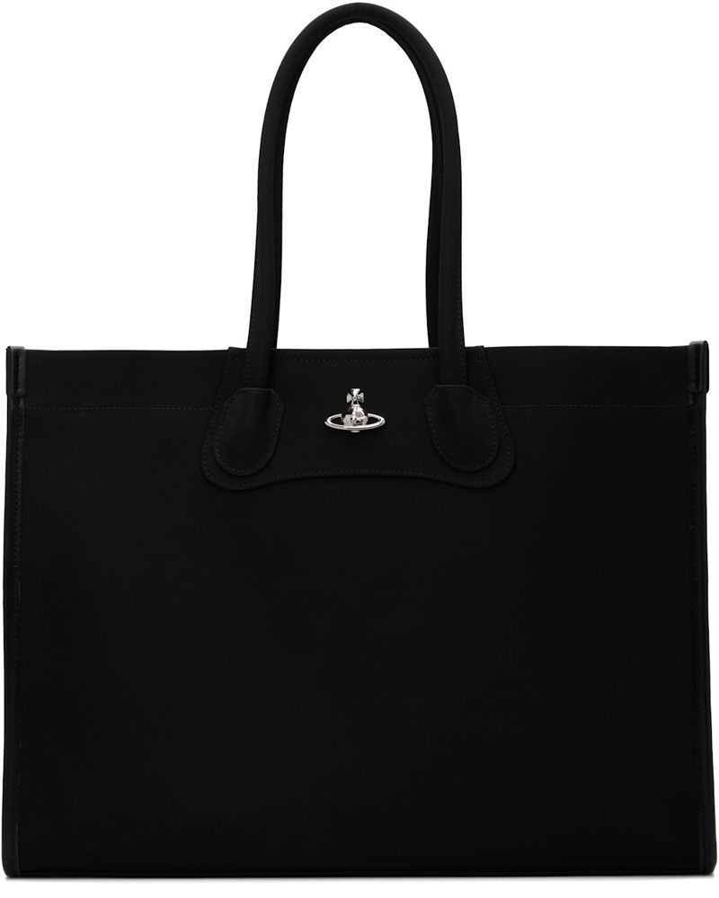 Black Troy Tote 262314M172008