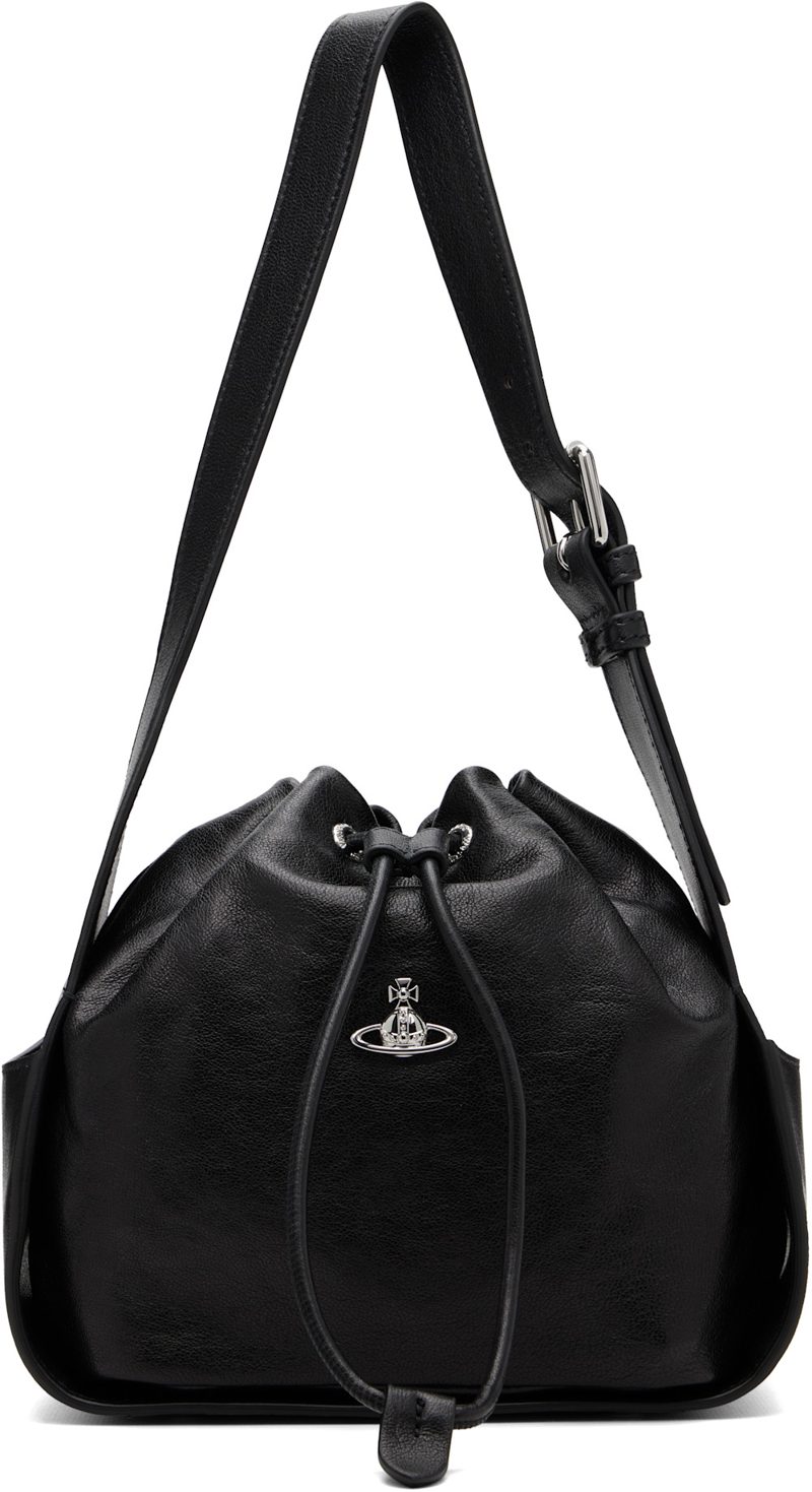 Black Stacey Bucket Bag 262314M171004