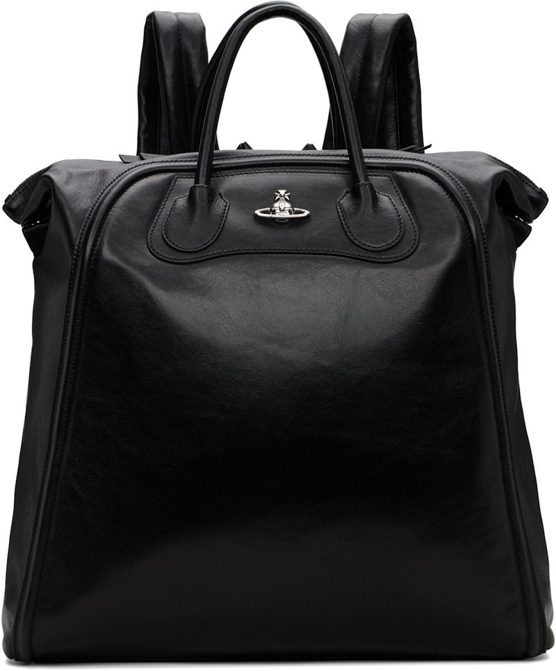 Black Bobby Large Backpack 262314M166009