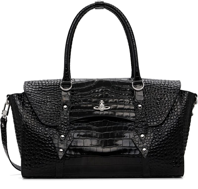 Black Bettina Medium Hand Bag 262314M170011