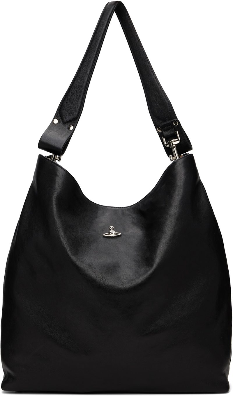 Black Lottie Large Shoulder Tote 262314M170015