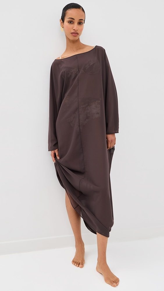 STAUD Nour Coverup Dress_Espresso