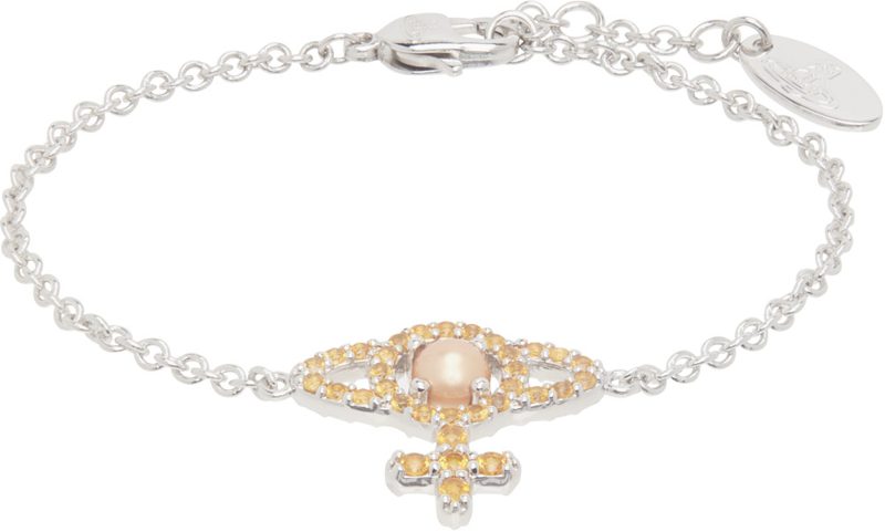 Olympia Faux-Pearl Chain Bracelet 262314M142001