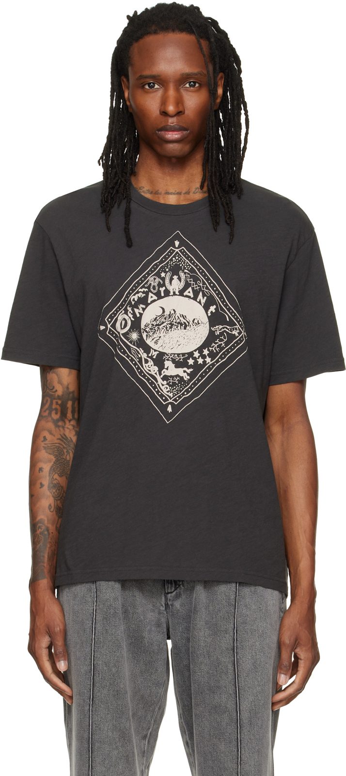 Gray Hiroe T-shirt 262600M213009