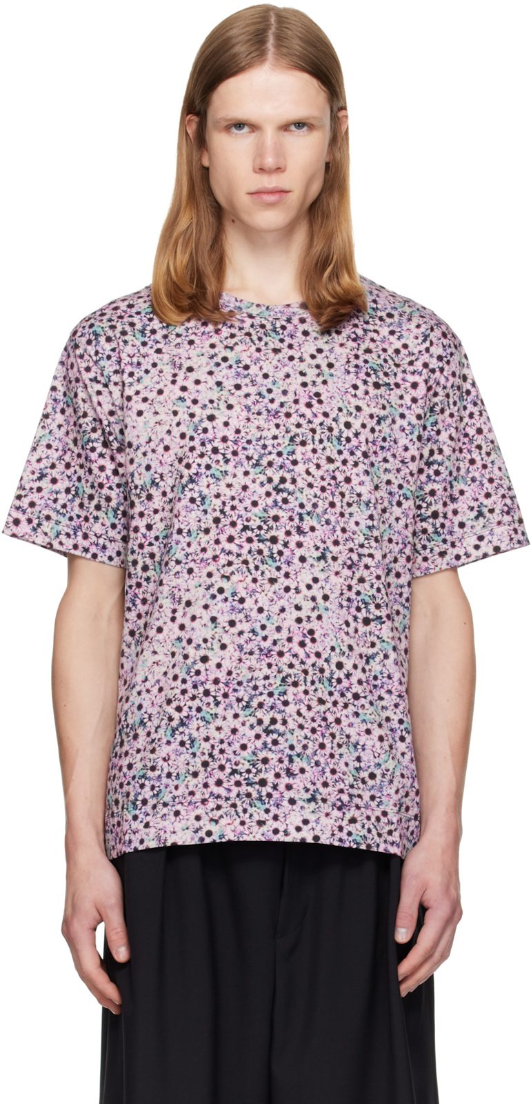 Pink Regular Fit Cotton T-shirt 262358M213024