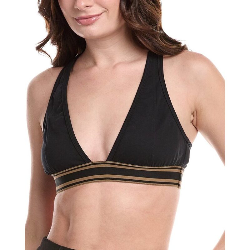 Brunello Cucinelli Black Athletic Bra Top_Black
