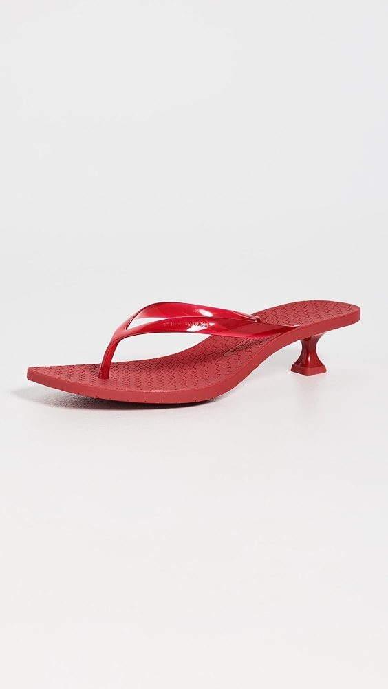 Jelly Heel Flip Flops_Toucan Red