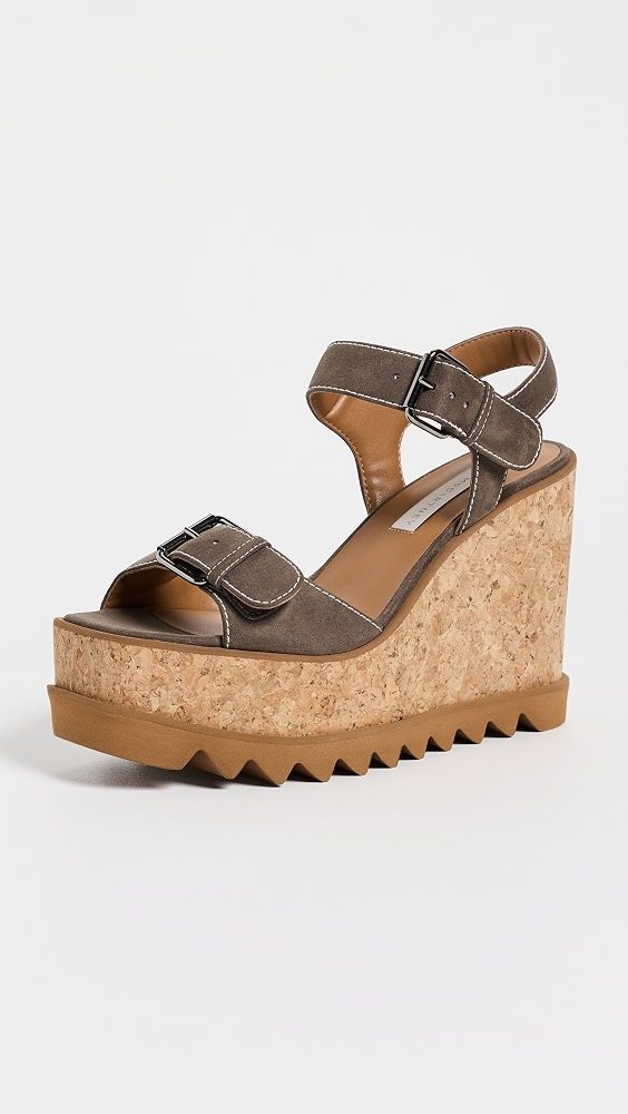 Sneakelyse Alter Suede Buckle Sandals 120_dark taupe