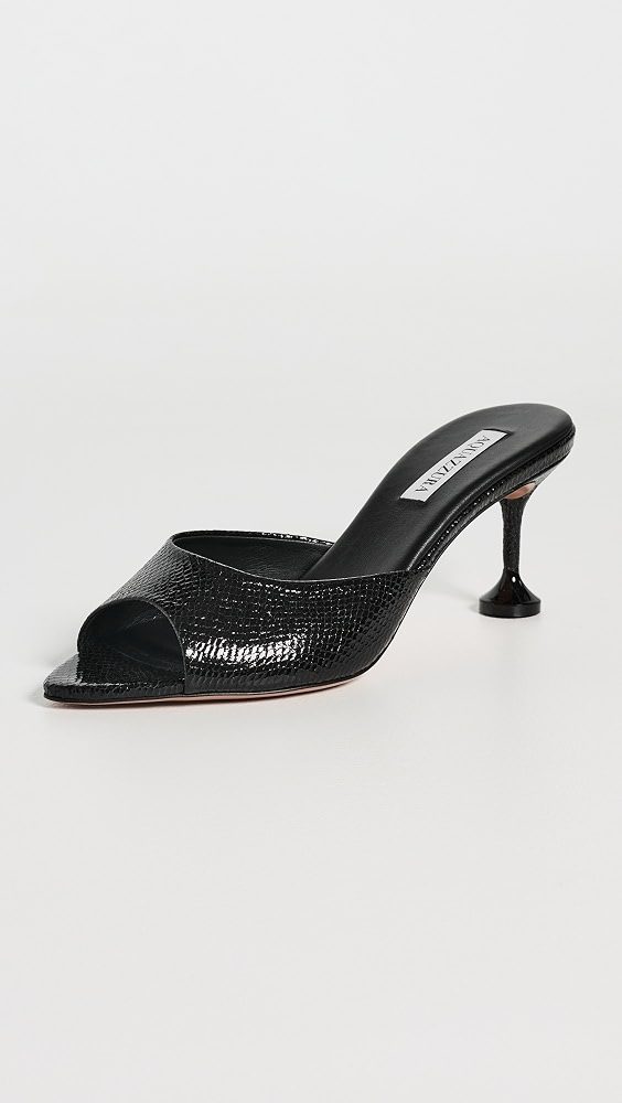 Aquazzura Bisous Mules 65mm_Black