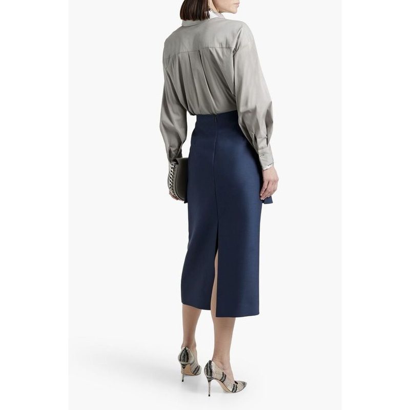 Brunello Cucinelli Wolight Grey Relaxed Shirt_Grey