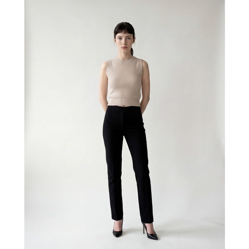 Brunello Cucinelli Beige Cashmere Crew Neck Sweater_Beige