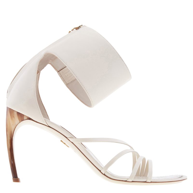 Clethra Curve Heel Leather Sandals_Nappa Royal Mascarpone