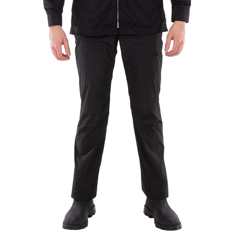 Straight Leg Track Pants_Black