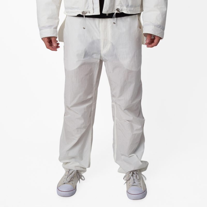 Drawstring Cargo Pants_White