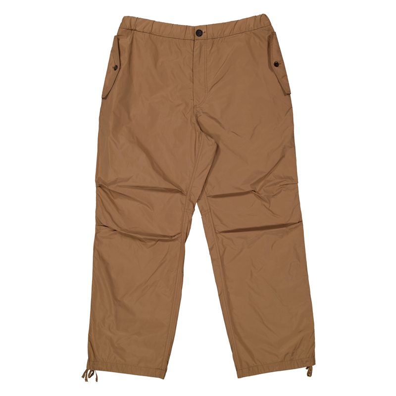 Drawstring Cargo Pants_Beige/White