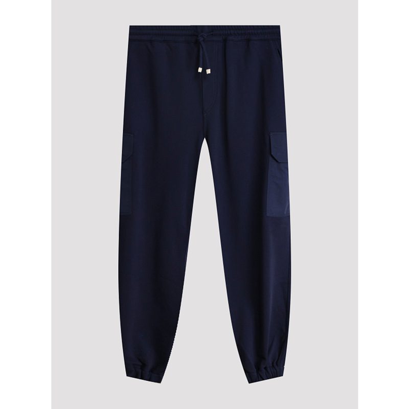 Brunello Cucinelli Cobalt Tailored Jogger Trousers_Navy