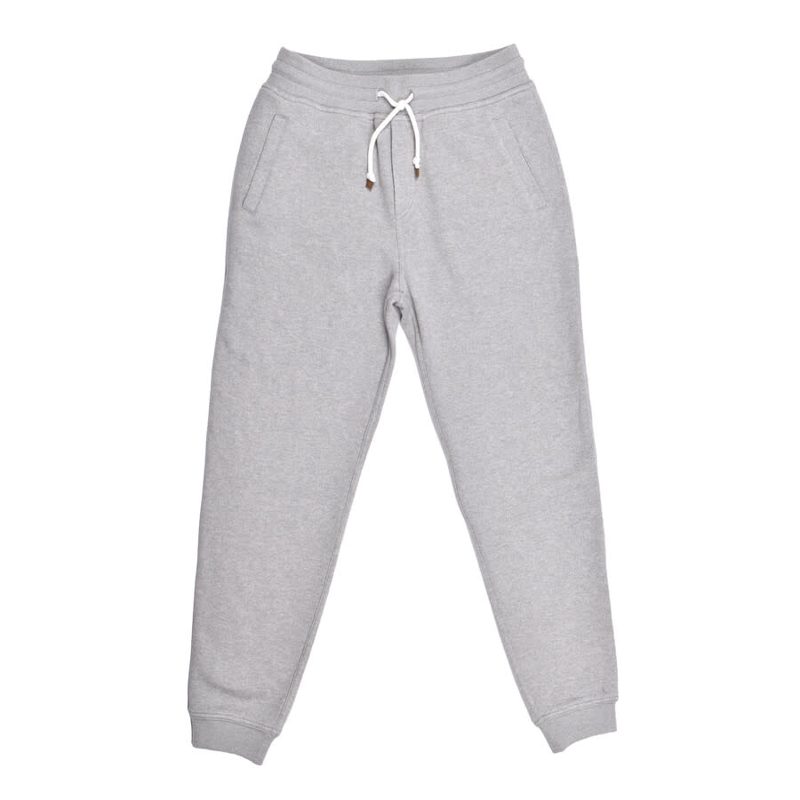 Brunello Cucinelli Gray Wool Blend Jogger Pants_Grey