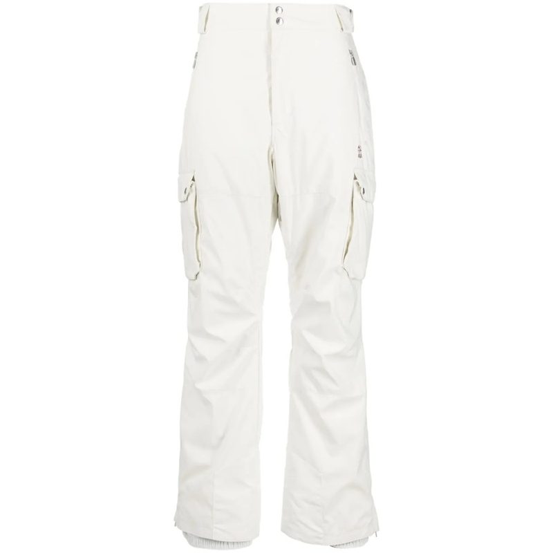 Brunello Cucinelli White Cargo Trousers With Pockets_White