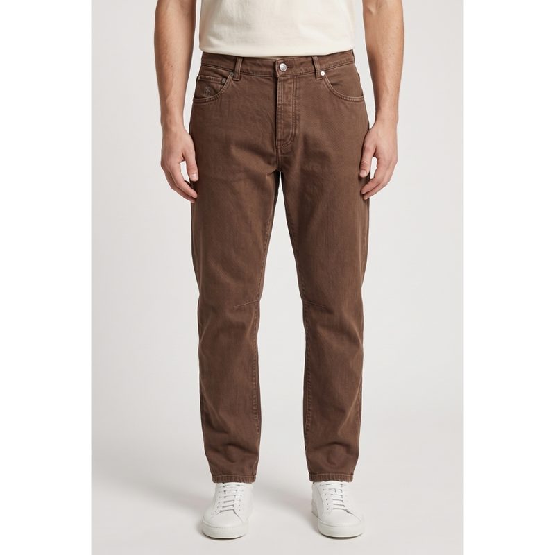 Brunello Cucinelli Mens Pants Nwt_Brown