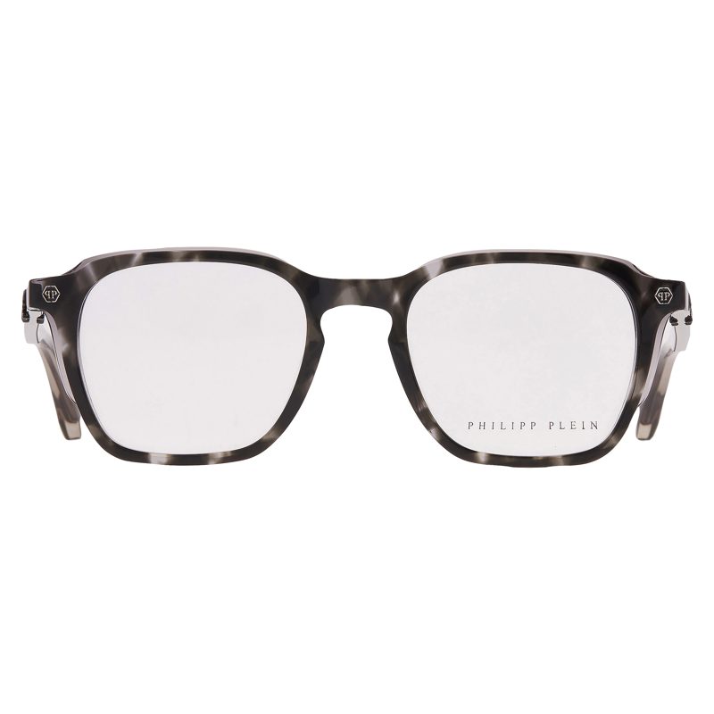 Philipp Plein Demo Square Mens Eyeglasses VPP059V 0AHU 51