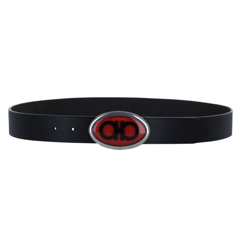 Custom Buckle Fixed Belt_Black
