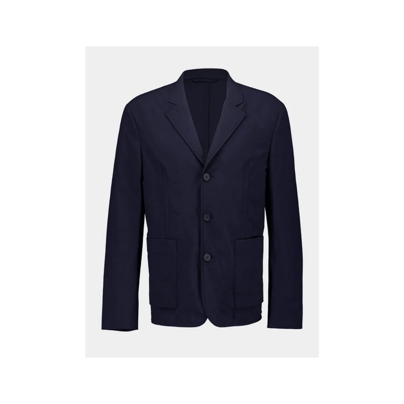 Zipped Pocket Jacket Night Blue_Blue