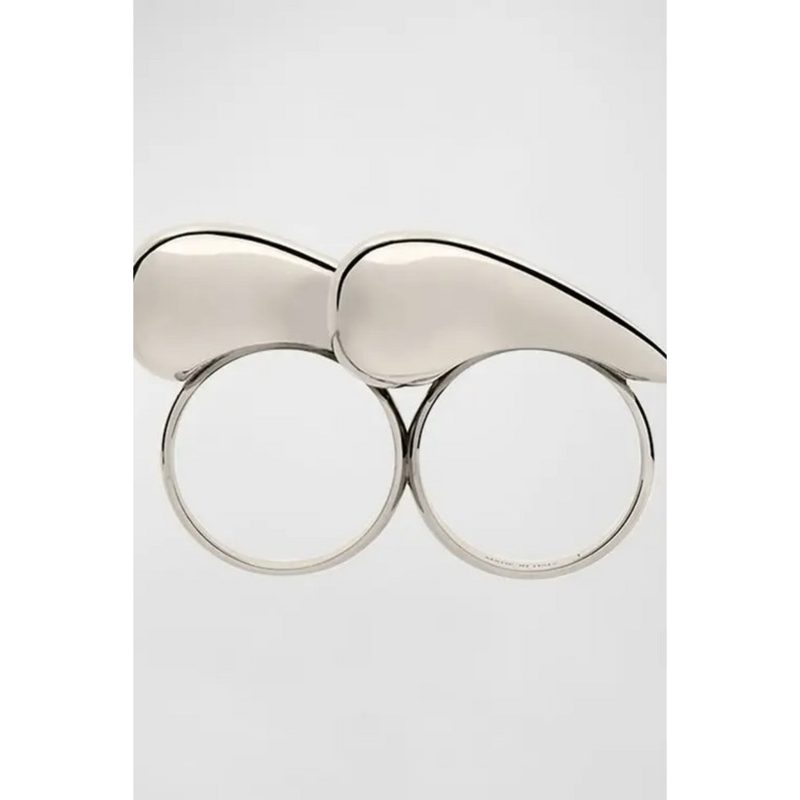 G Tears Double Fingers Silvery Ring_Silvery_Grey