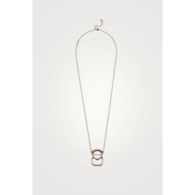 G Can Pendant Silvery Necklace_Silvery_Grey