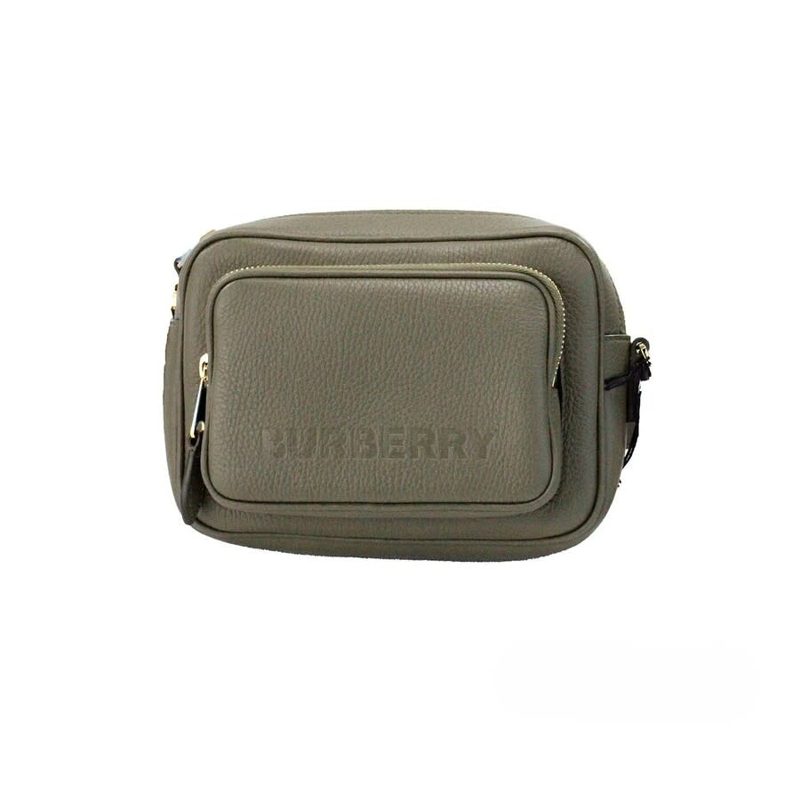 Grainy Leather Crossbody Bag ? Green_Multi-Color
