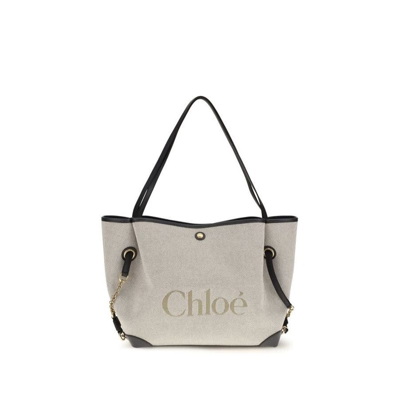 Chloe Clover Shoulder Bag ? Gray
