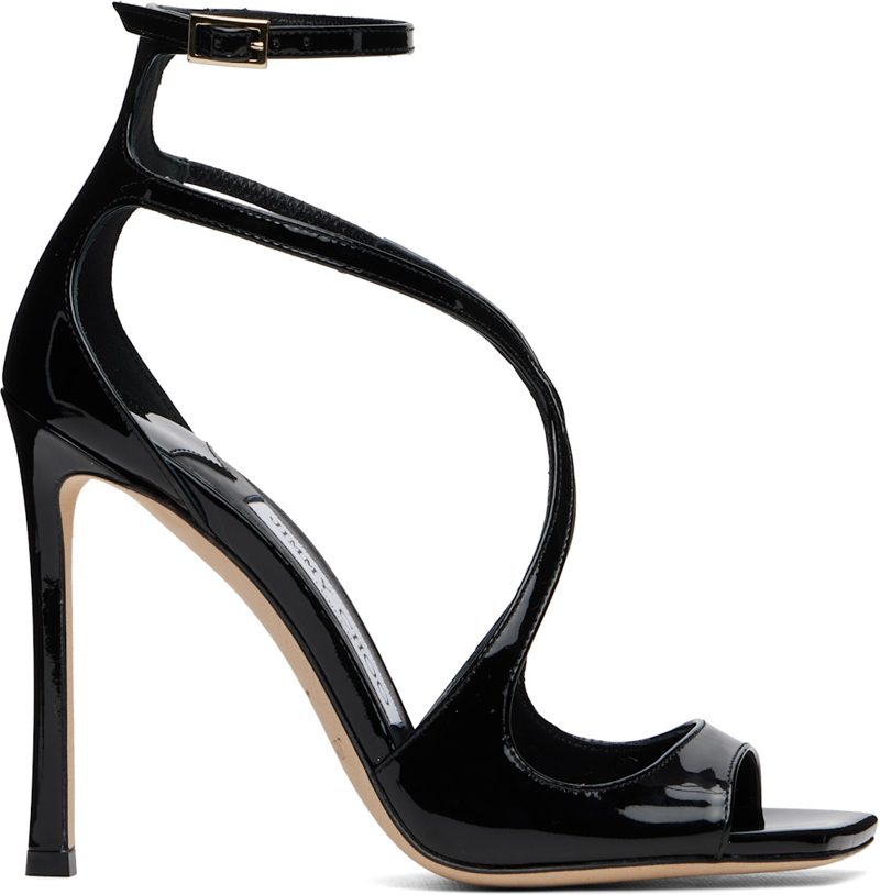 Black Azia 95 Heeled Sandals 262528F125028