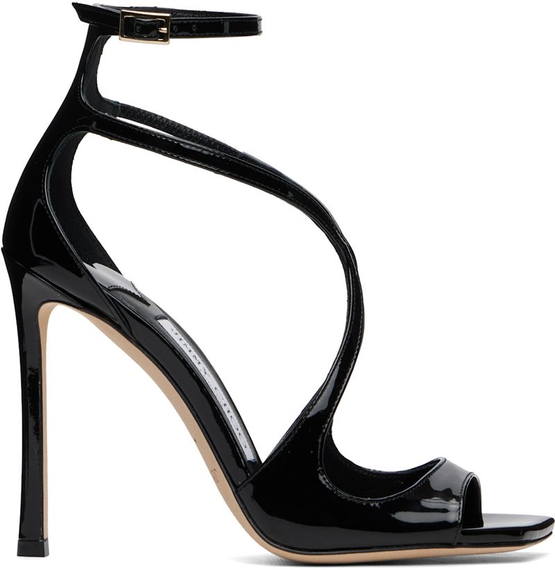Black Azia 110 Heeled Sandals 262528F125027