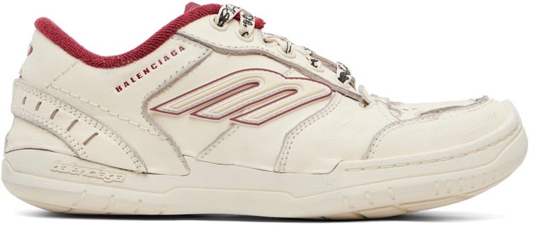 오프화이트 Hamptons Medium Worn-Out Sneakers 262342F128006