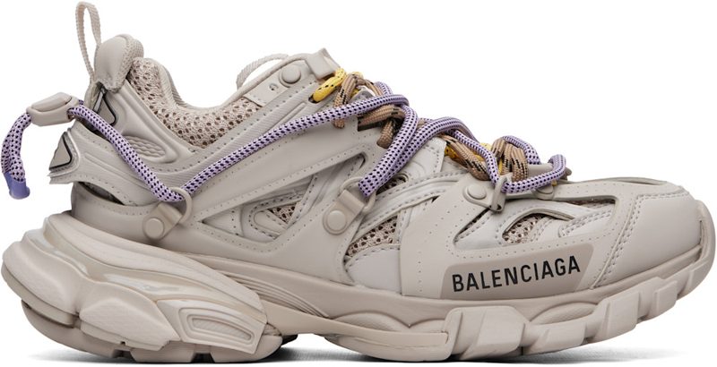 Gray Track Trail Laces Sneakers 261342F128006