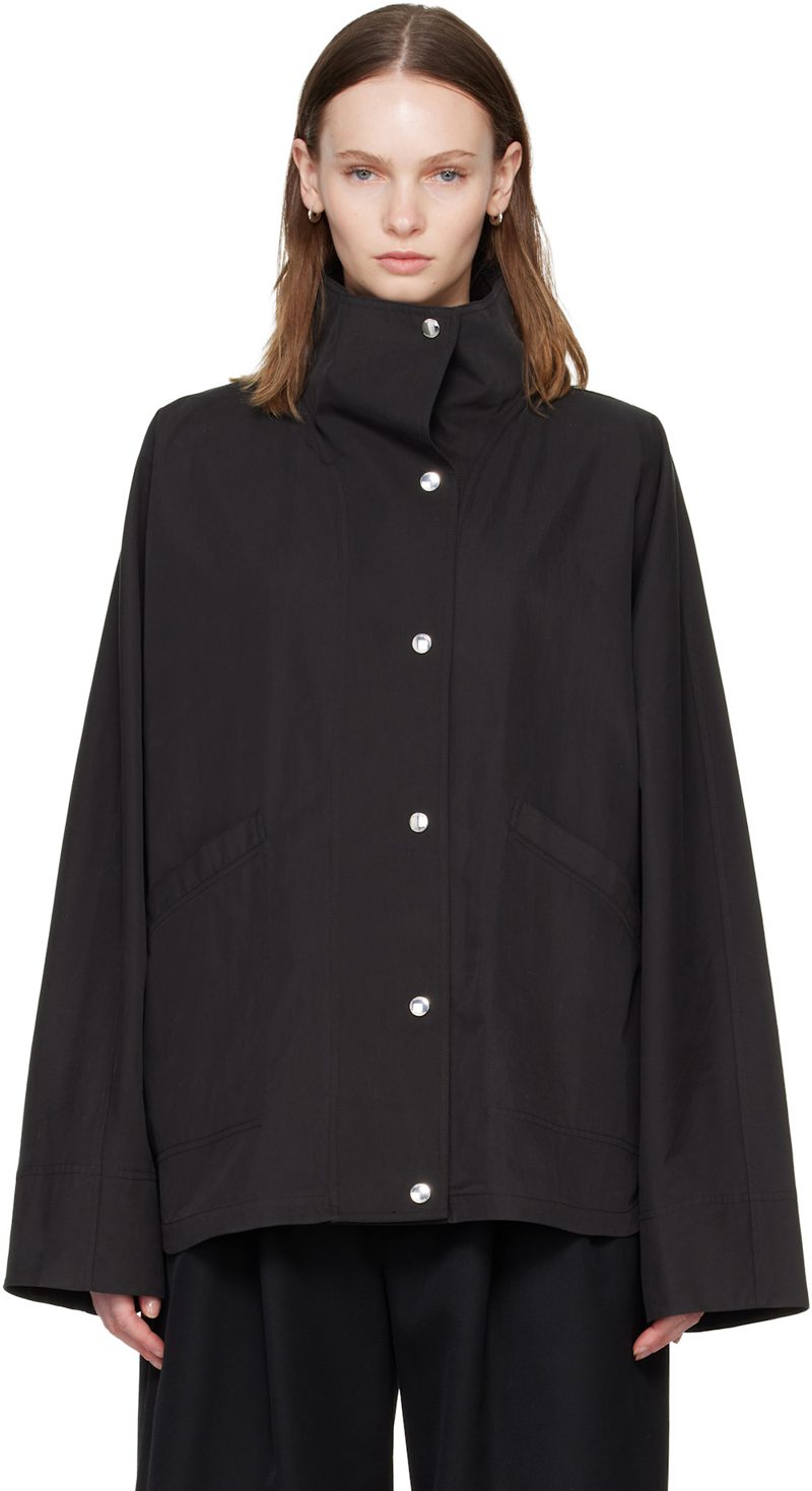 TOTEME Black Summer Parachute Jacket 262771F063006