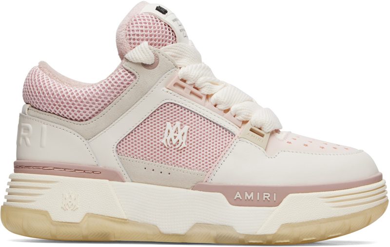 Pink & White MA-1 Sneakers 262886F128016