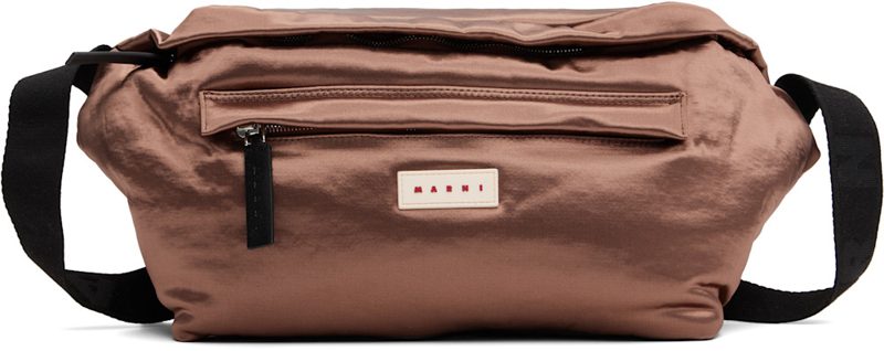 Marni Brown Marsupio Large Belt Bag 262379M171001