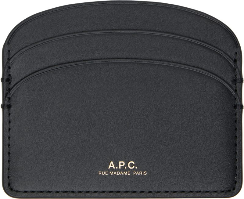 Black Demi-Lune Card Holder 262252F037007