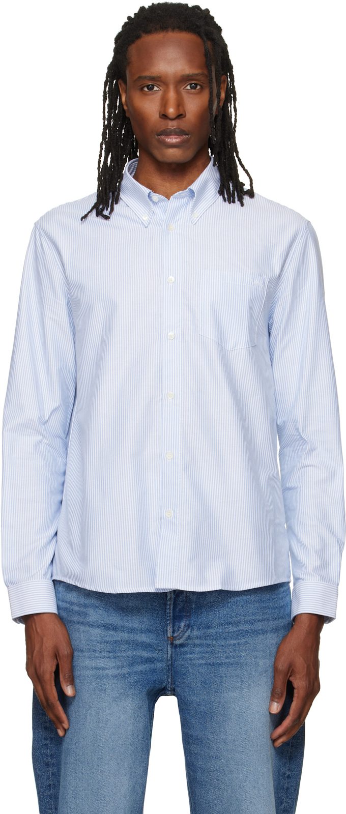 Blue New Greg Shirt 262252M192005