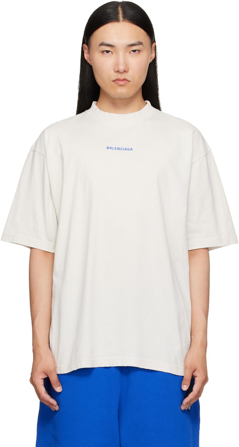 오프화이트 Distressed T-Shirt 262342M213014